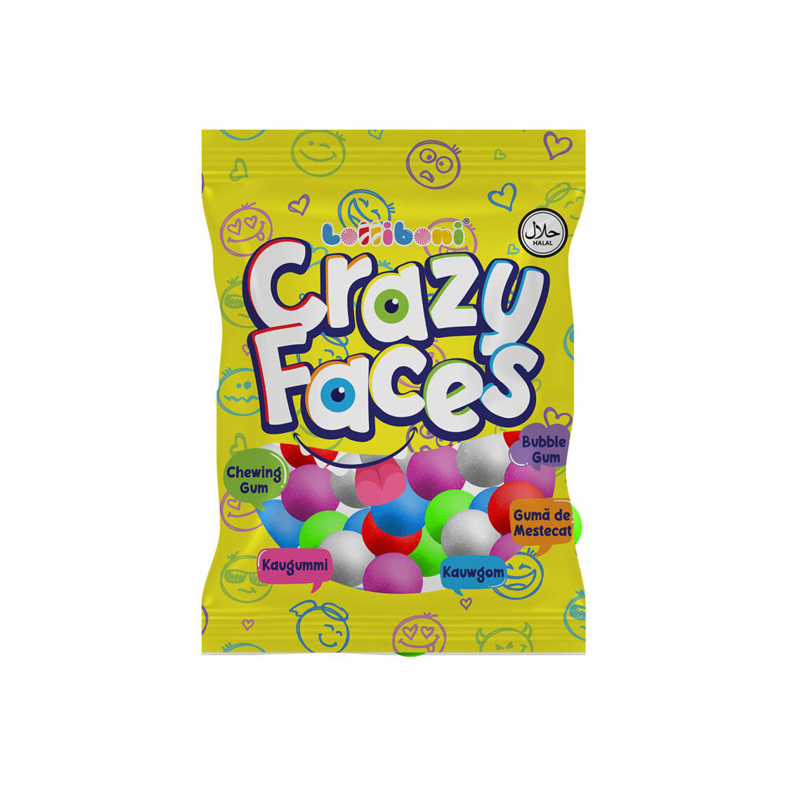 Crazy Faces Gum