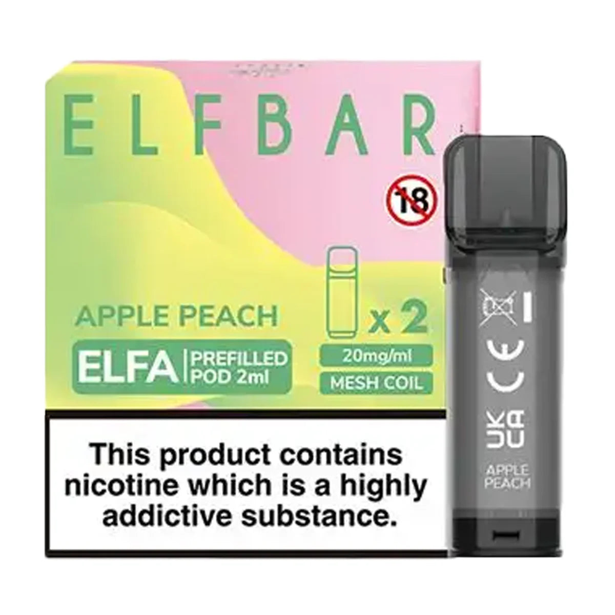 ElfBar-Pods 20mg Nikotin 2er Pack